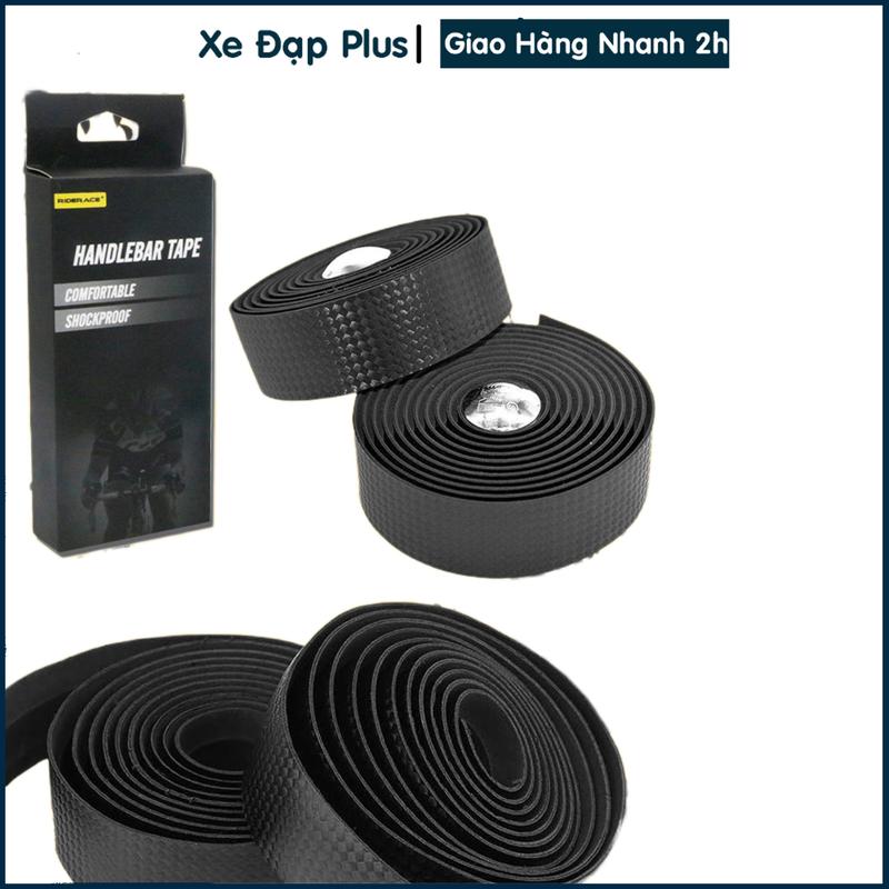 Bộ 2 Cuộn Dây Quấn Ghi Đông Xe Đạp Sợi Carbon Cao Cấp Chống Trơn Trượt