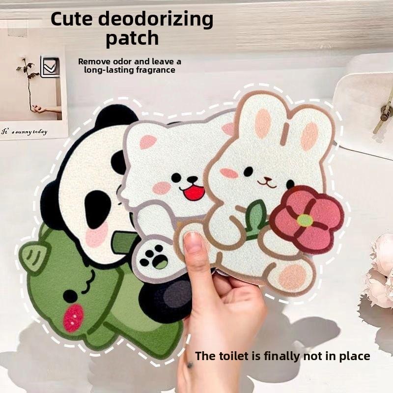  Miếng Dán Nhà Vệ Sinh Tự Dính Khử Mùi Và Giữ Mùi Thơm Không Thấm Nước Miếng Dán Khử Mùi Tinh Dầu Thơm Đồ Trang Trí Hoạt Hình Mùi Thơm Thích Hợp Cho Phòng Tắm Và Nhà Vệ Sinh 