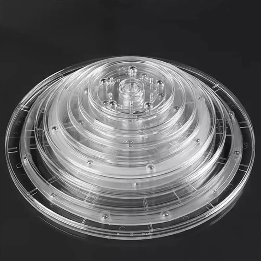 New 360 Rotating Acrylic Turntable Round Base Transparent Display Stand Multifunctional Turn Table Lazy Susan Decor