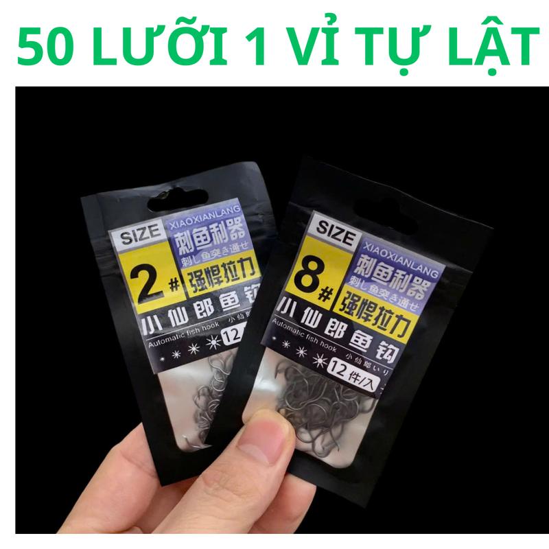 Lưỡi câu cá, lưỡi tự lật có nhiều sai số cho mọi người chọn lựa Đi Câu Fishing Bắt Cá Ca Bắt Cá Lure 3