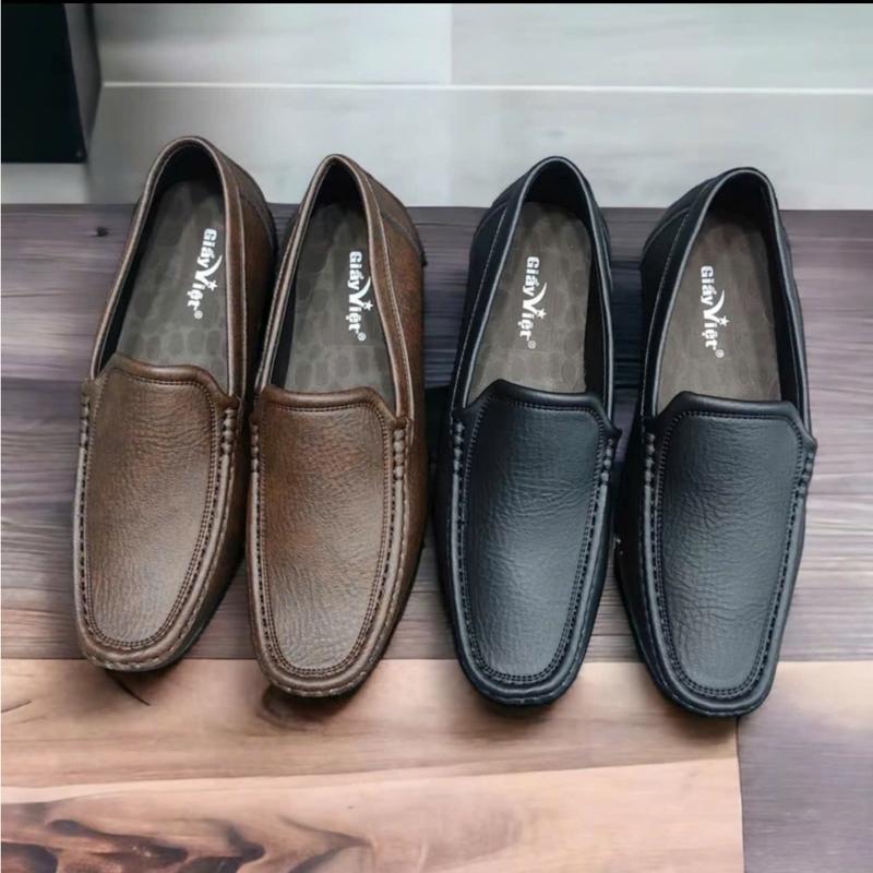 Giày lười nam 2 màu nâu và đen size 39 đên 44 đổi trả nêu không vừa size đế khâu chăc chắn (CLRK) 4