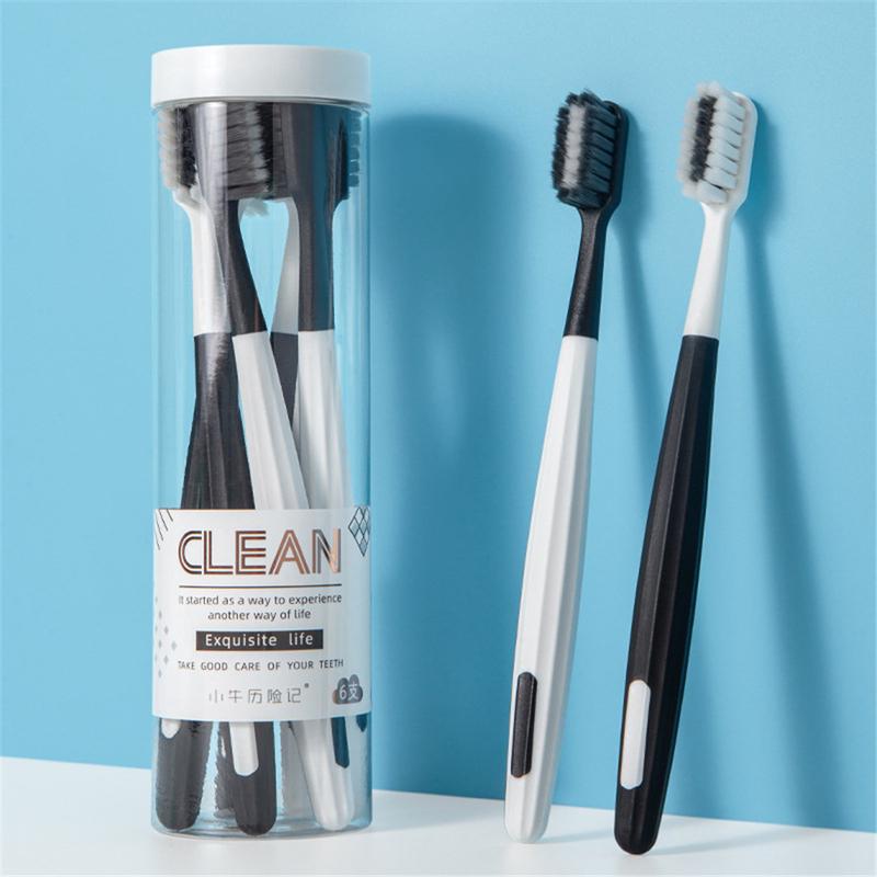 Product Introduction of Bàn Chải Đánh Răng, Lông Bàn Chải Mềm, Bảo Vệ Răng, Làm Sạch Hiệu Quả, Bộ 6 Chiếc, Thích Hợp Để Làm Sạch Mềm 1