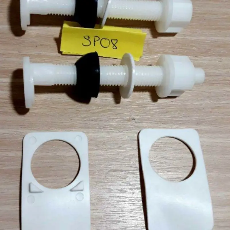 Bộ chân ốc nắp bồn cầu loại lớn sử dụng cho bồn cầu Inax, TOTO, Caesar, American Standard
