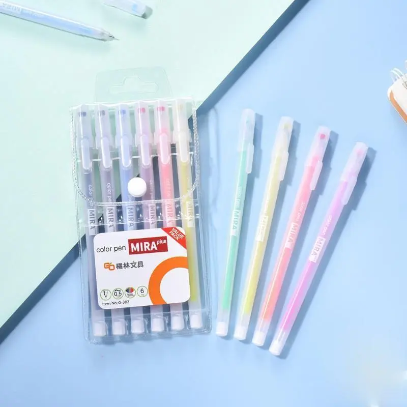 Bút gel ngòi 0.5mm Mira nhiều màu tùy chọn nét mượt, bút viết calligraphy Tuệ Minh