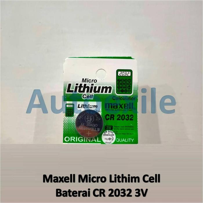 Gambar Baterai CMOS Maxell CR2032 CR-2032 CR 2032 Micro Lithium Cell 3V Batre Kancing Coin Kalkulator Jam Mainan Remote Mobil Komputer Timbangan - Silver dari Autoexile Kota Medan 3 Tokopedia