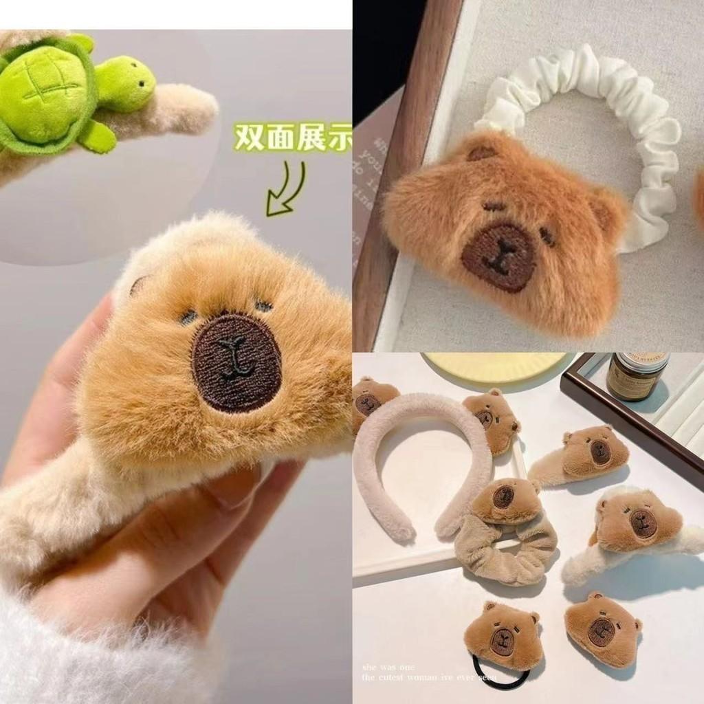 Siri Capybara Pad Nota Beg Kanvas Pen Aksesori Rambut Capybara Series ...