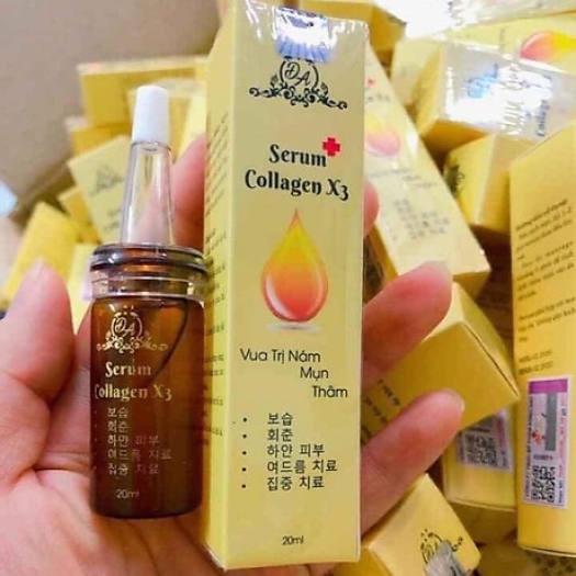 Combo Kem dưỡng trắng da Face Collagen X3 và Serum Collagen X3 mỹ phẩm Đông Anh 1