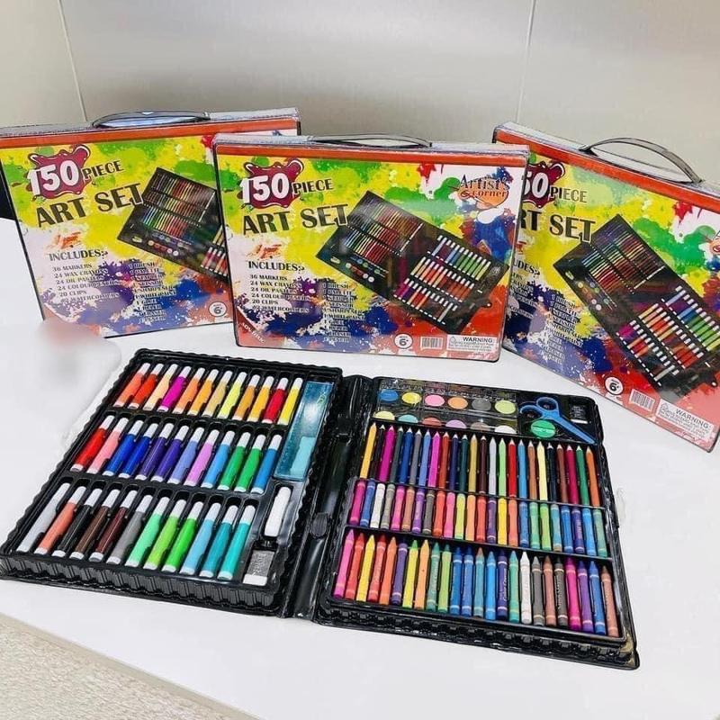 Sét bút màu 150 chi tiết full box (cho bé yêu) 0