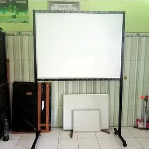 Papan Tulis Whiteboard Full Standing Besi 90x120