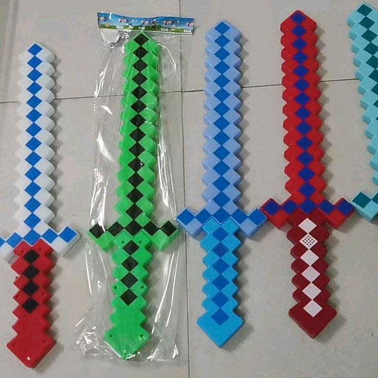 Mainan pedang Viral MINICRAFT Pedang Kotak Panjang Lampu Musik Action Figurr Anak Led Toy Anak Led Toy 1