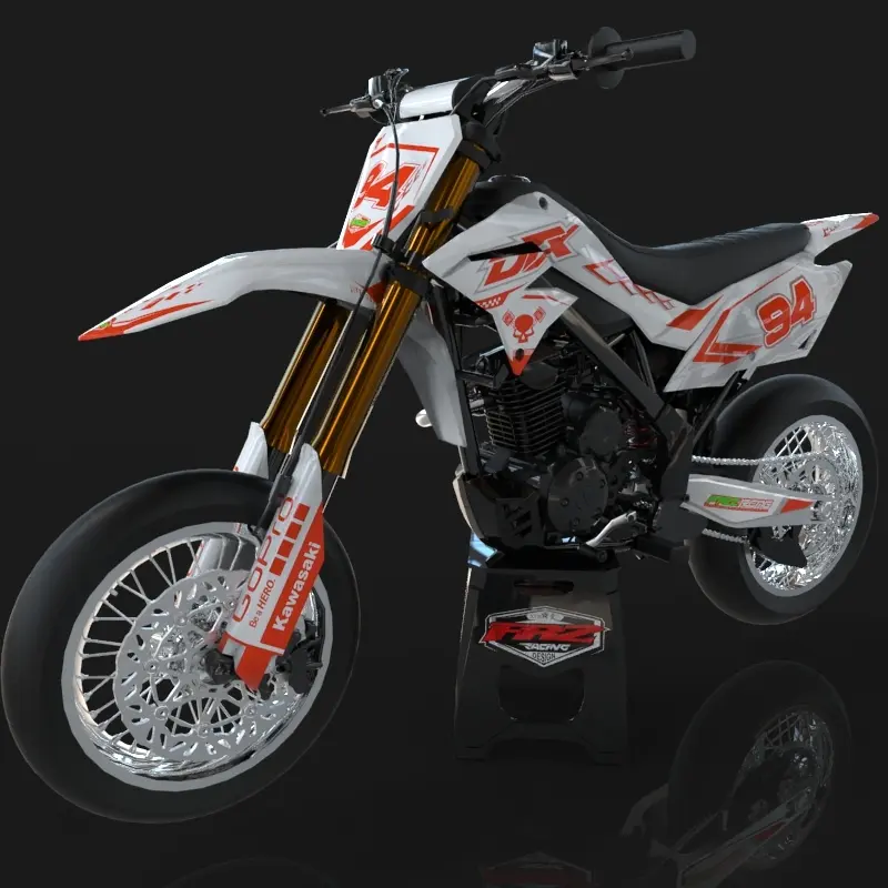 DD GRAPHICS Decal DTX DTRACKER Full Body  CRF - KLX BF - WR - DTX BISA REQUEST DESAIN 8