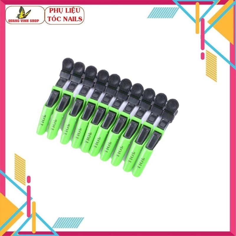 Sét 10 cây kẹp mỏ vịt kẹp cá sấu kẹp tóc Tigi 3 màu lựa chọn lốc 10 cây