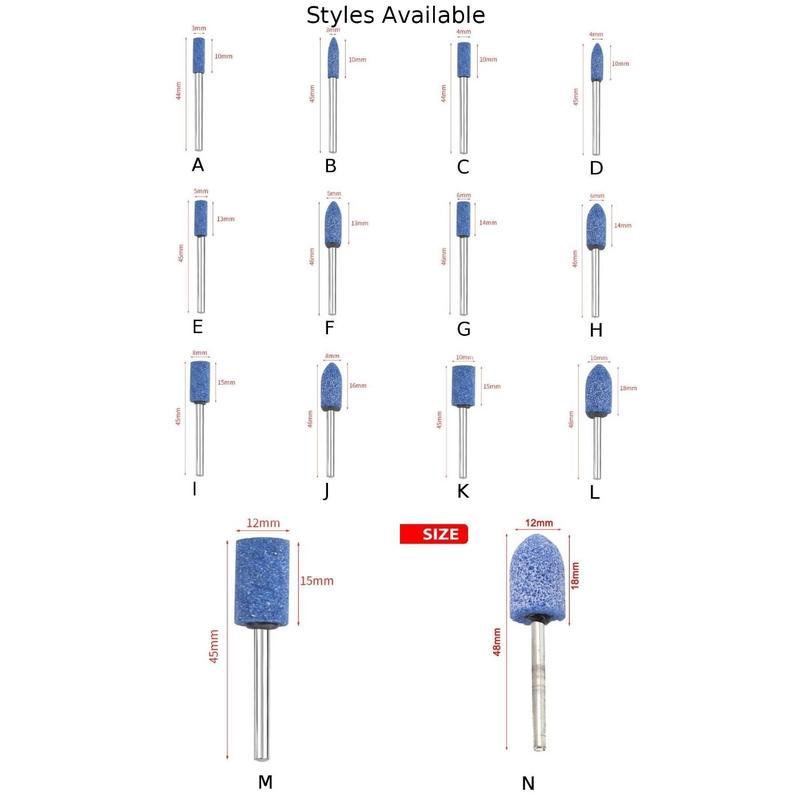 Product Introduction of 1pcs Polishing Head Wheel Head Abrasive Mounted For Rotary Power Tool 3mm shank 0
