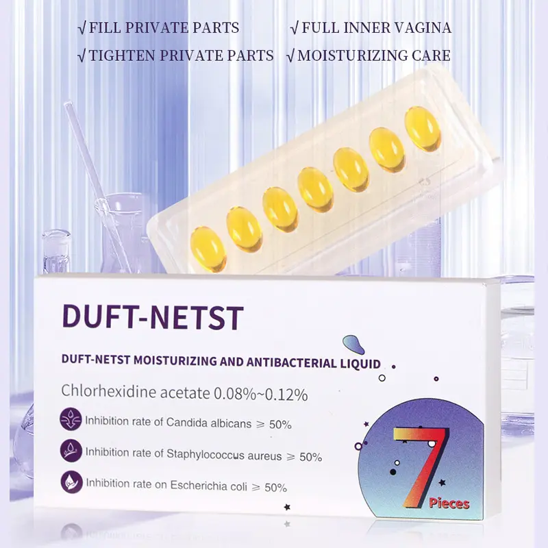 Foreign Trade Full English Version Tight Rundan Female Private Part Care Gynecological Gel Firming Capsule Exclusive for Cross-Border in Stock