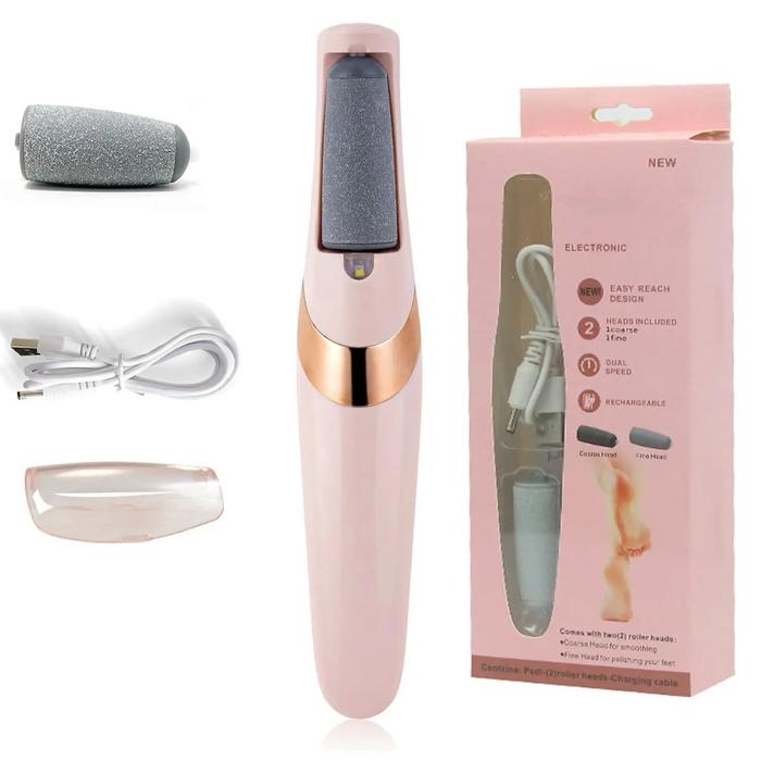 Gambar Penghalus Tumit Kaki Callus Remover Electric Portable Pedicure Tools dari Flashes.store Kota Administrasi Jakarta Utara Tokopedia