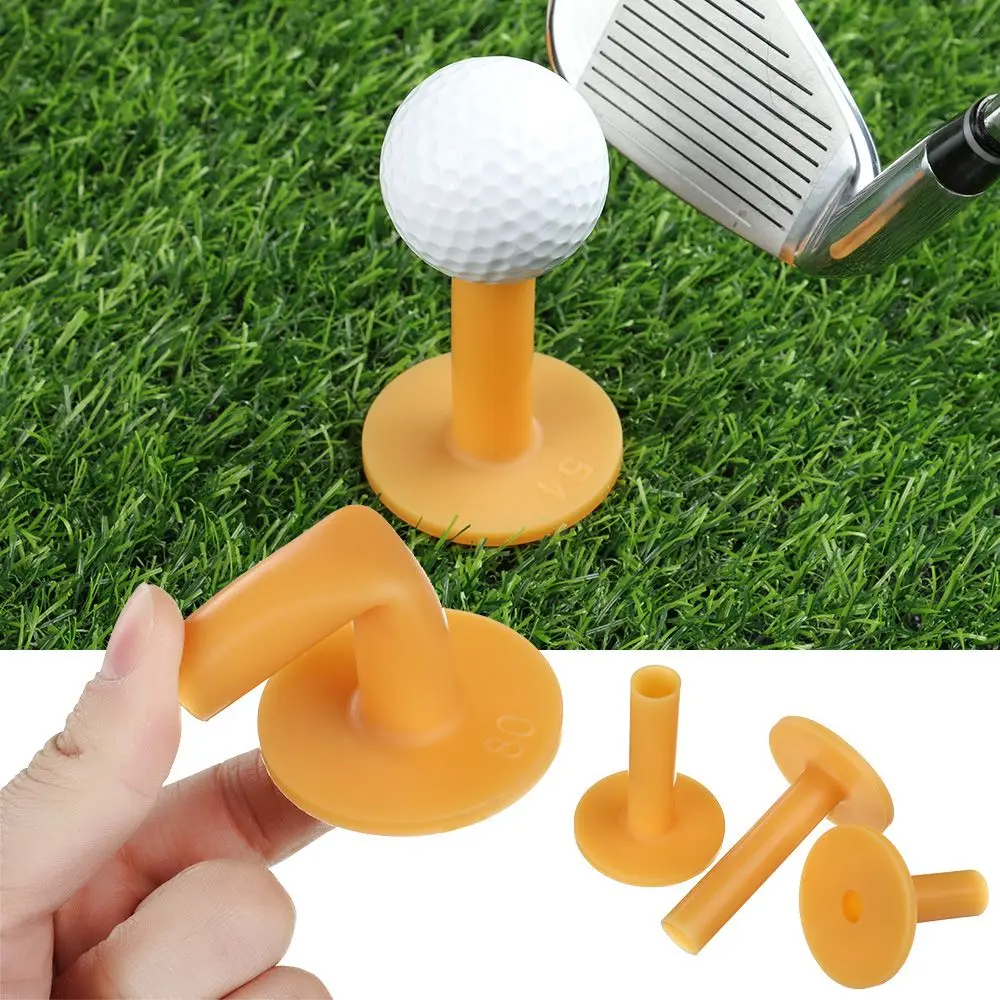 Colorful Sports Part Training Practice Accessories Golf Tees Golfer Ball Tees Holder Rubber Durable