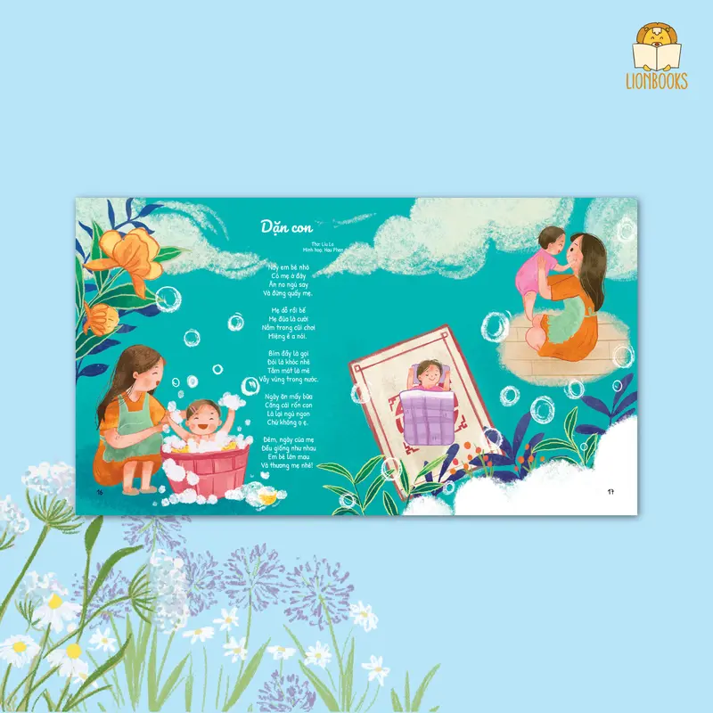 Sách - Combo 2 cuốn Sách ru - Dành cho bé 0-4 tuổi Đêm ấm và Dành tặng riêng con 8
