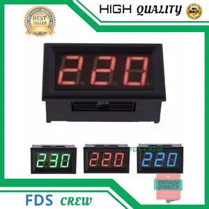 Voltmeter AC 220 Volt Digital Led 50V-500V Untuk Panel Listrik DLL
