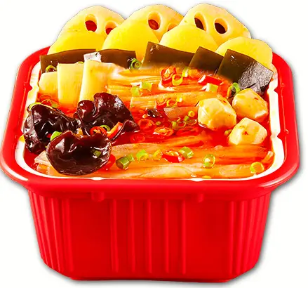 Lẩu tự sôi tứ xuyên ( lẩu ăn liền ) - Lẩu Cá Viên Cay 4
