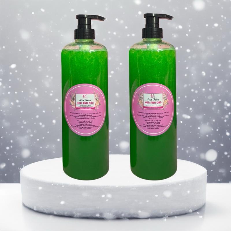MOT CHAI Sữa tắm chiết xuất bạc hà dịu nhẹ cho da body 1000ml - LỚN
