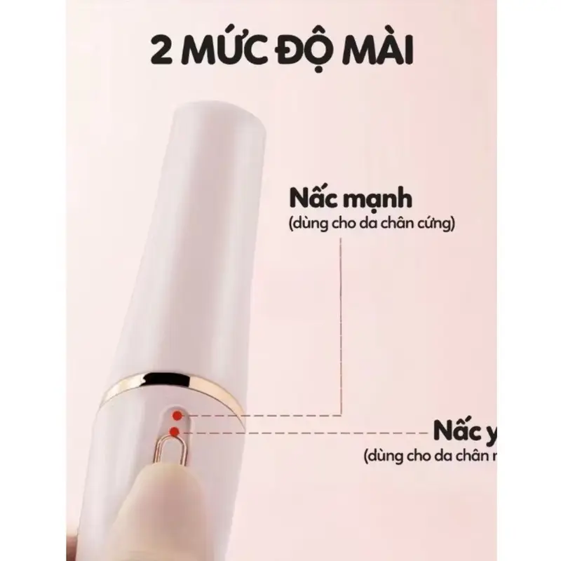 ￼Máy Chà Gót Chân Tẩy Tế Bào Chết Tự Động Tại Nhà, Sạc Pin Tích Điện 3