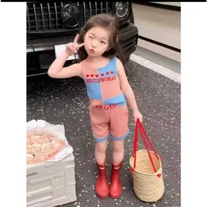 (USIA 1,2,3,4,5,6/7TH) DKFA-SETELAN CELANA KNIT SIMPLE CANTIK