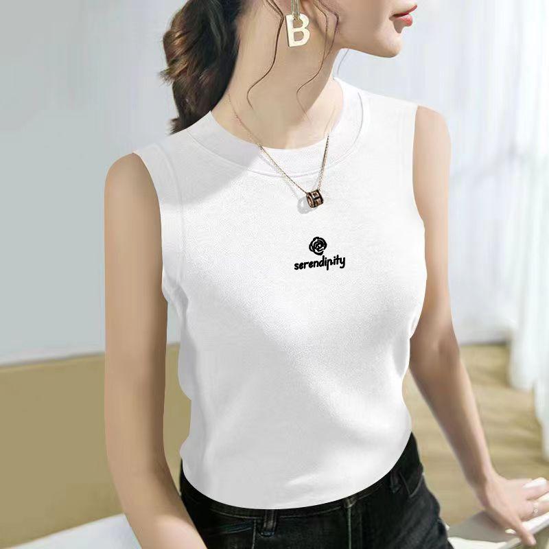 Product Introduction of Áo Thun Áo Vest Không Tay Hợp Xu hướng Dành Cho Nữ, Phong Cách Mới Cho Mẹ TRUNG NIÊN, Ngoại Cỡ, Bó Sát, Thích Hợp Cho Mùa Hè Và Mùa Thu, Có Thể Mặc Bên Trong Hoặc Bên Ngoài 3