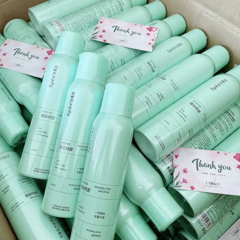 [Chai lớn 200ml] Chai xịt dầu gội khô Spes dry shampoo chính hãng giúp tóc hết bết dính, bồng bềnh tức thì không để lại vệt trắng 6