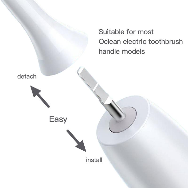 Product Introduction of Sonic Toothbrush Vacuum Bristle 2/7pcs Replacement Heads For Oclean Flow/X/ X PRO/ Z1/ F1/ One/ Air 2 /SE Brush Head Soft DuPont Comfort Cleanser 8
