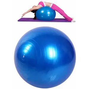 [TOSERBA_EMAK] -  Bola Yoga Pilates Fitness Gym 55CM - Blue