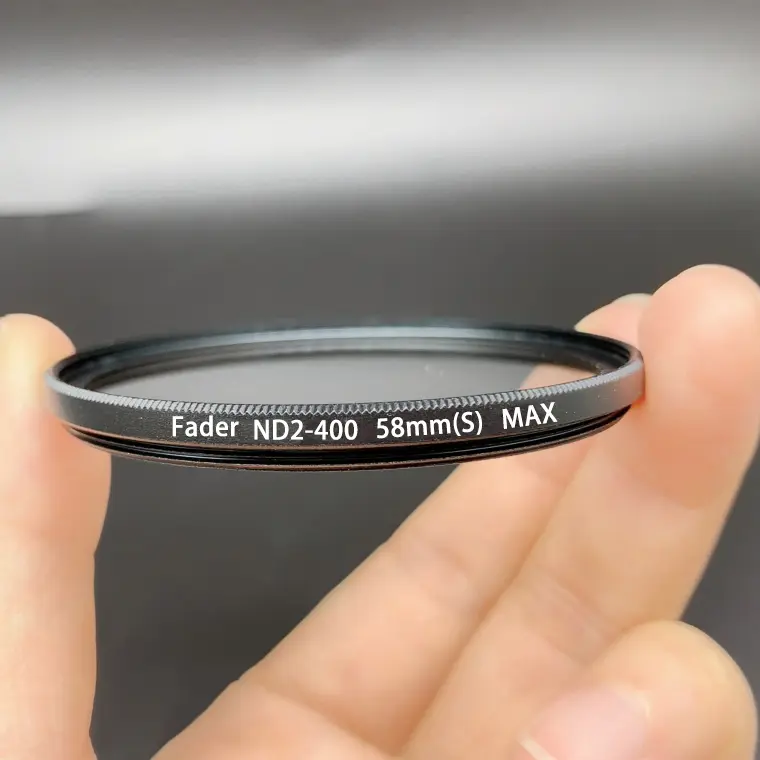 Filter Cuely ND Fader ND2-400 Variable Neutral Density Filter Untuk Canon Nikon Sony Camera Lens 49MM 52MM 58MM 7