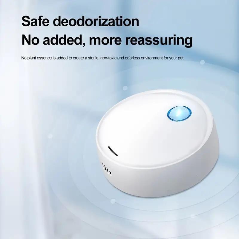 Product Introduction of Smart Automatic Cat Litter Box Air Freshener, 1 Count 24-hour Monitoring Pet-friendly Air Purifier, Intelligent Induction Light, Uninterrupted Deodorization for Dog & Cat Toilets 7