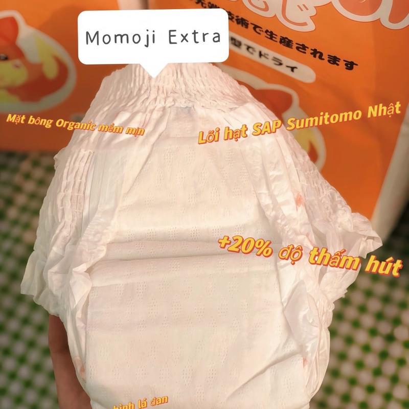 Combo 3 Tã quần Momoji Extra Nhật Bản, thoáng khí, thoát ẩm tốt giúp da bé sơ sinh khô thoáng dài lâu Cho Bé 2
