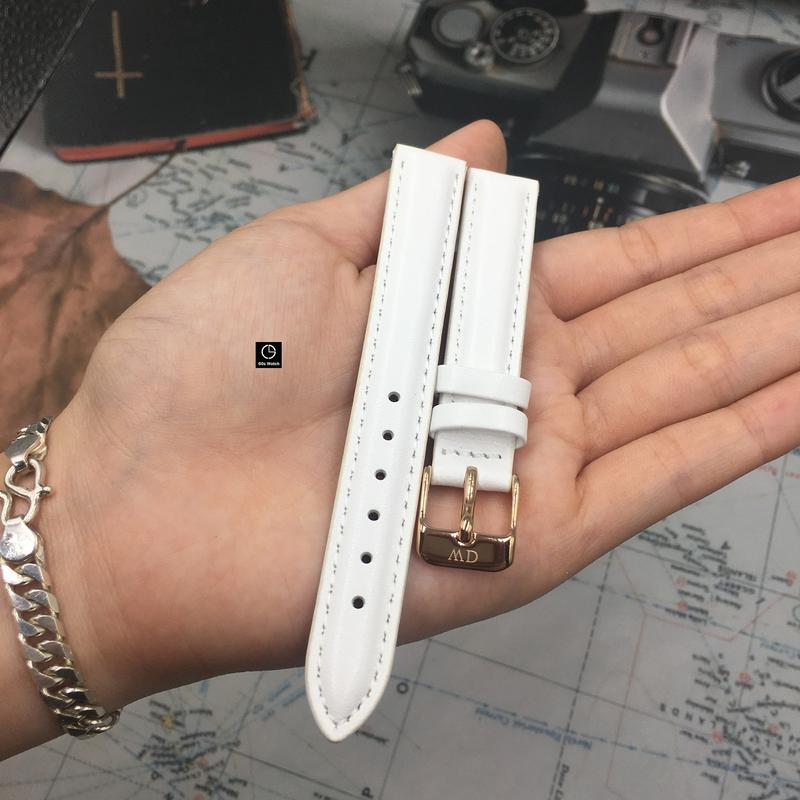 Dây Da Đồng Hồ Đeo Tay Daniel_Watch Size Nữ Nhiều Màu Tặng Kèm Hộp Gỗ và Phụ kiện
