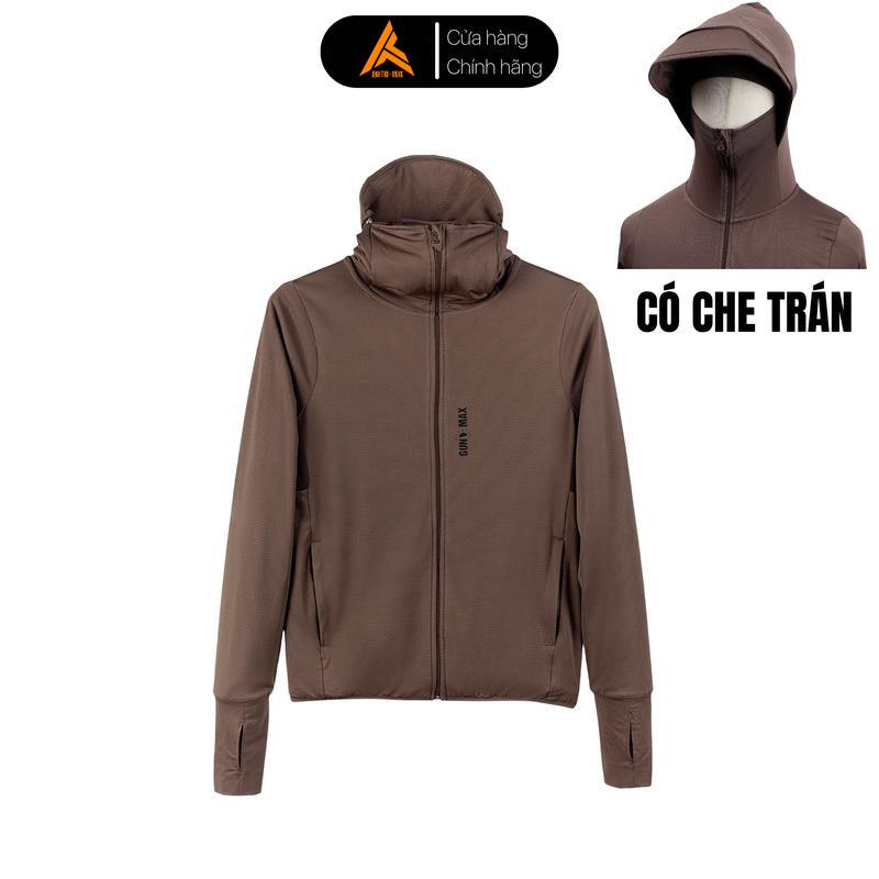 【XẢ KHO Áo chống Nắng 2 Lớp CHE TRÁN vành mũ tháo rời GUNO MAX Thun Lạnh