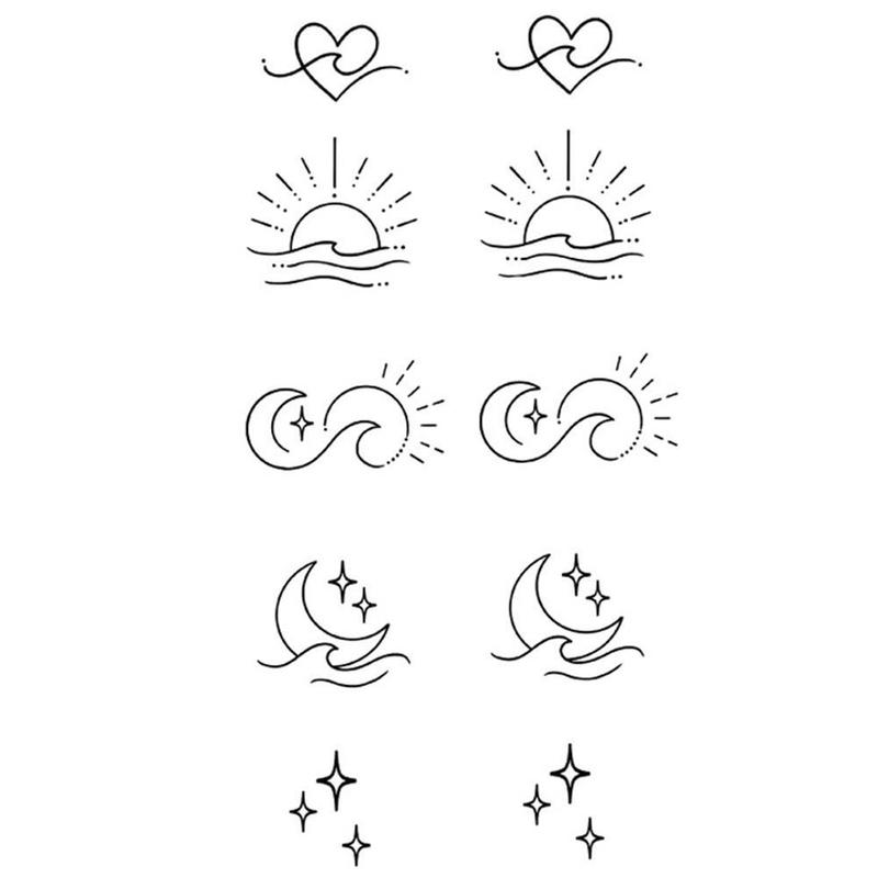 Product Introduction of Temporary Tattoo Stickers - Waterproof Metallic Floral Designs For 3-5 Day Wear 18
