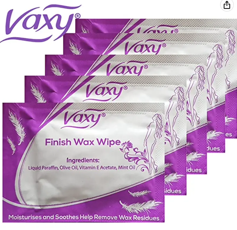 5 After Wax Wipes Waxing Wipes Effectively Removes Wax Leaves No Oil Residue Behind All-Natural Formula Heals and Moisturises Skin 0