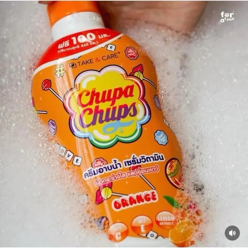 [Tặng Body Mist] Sữa Tắm Thơm Mát Chupa Chups 550ml 4