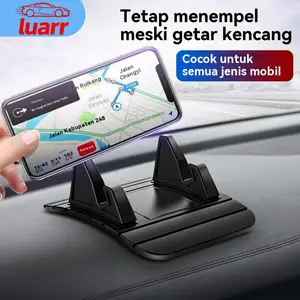 [Luarr]  Tempat Hp Mobil Anti-Selip dari Silikon / Tempat Hp Mobil untuk Orang Malas, kecil dan mudah disimpan. Cocok untuk ponsel, tablet, menonton TV, dan navigasi.