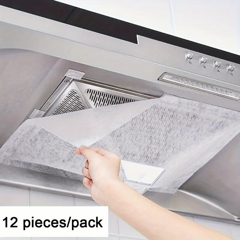 36 One Kitchen Range Hood Oil-Proof Cover, Oil Absorbing Film Oil-Absorbing Sheets Filter Screen, Disposable Side Oil Absorption, Kitchen Supplies