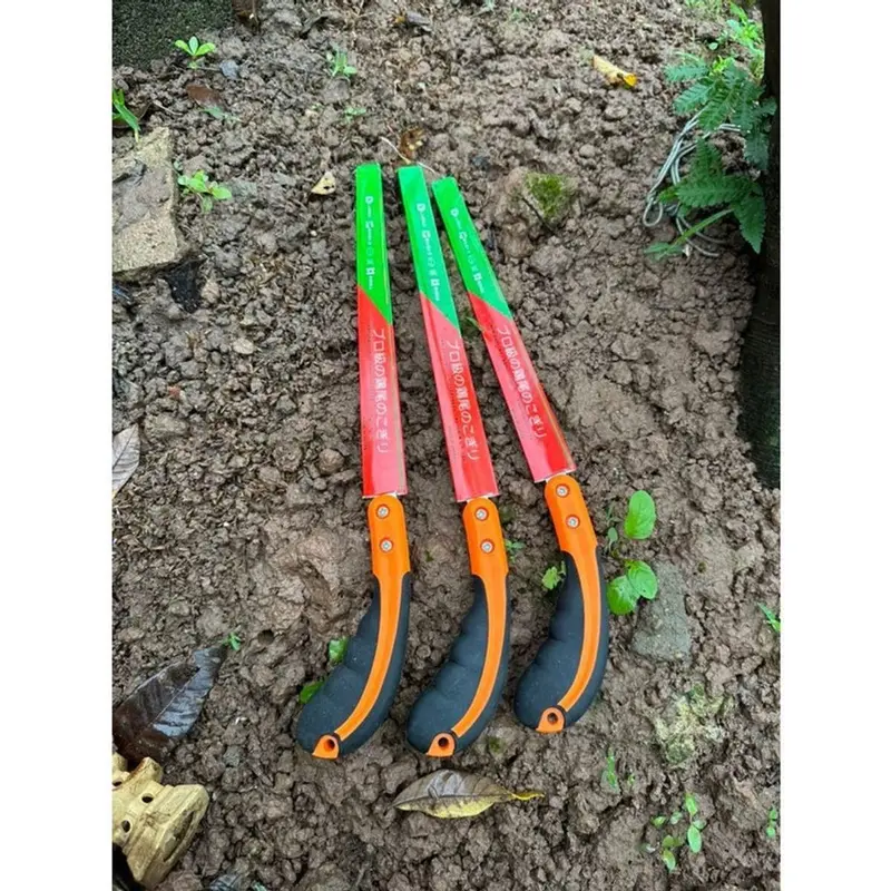 CƯA CÀNH CẦM TAY MINI - CƯA LÁCH CÁN CAO SU DỄ CẦM - luoi CHỐNG RỈ--- 7