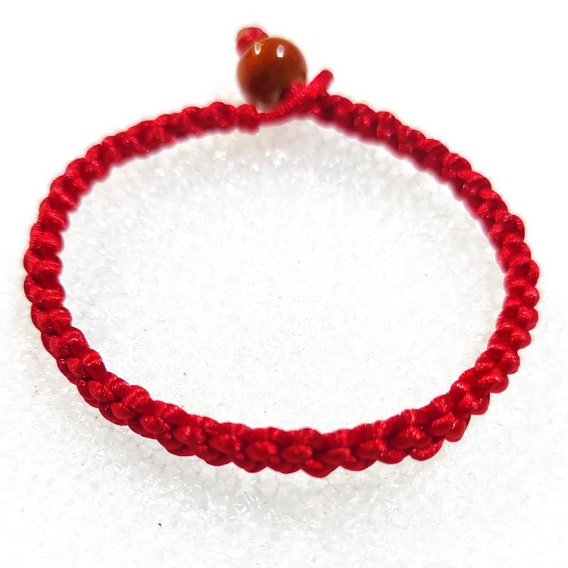 Product Introduction of [Chi Chi] Vòng Tay, Lắc Tay Nam Nữ Sợi Chỉ Đỏ May Mắn Có Khóa Bằng Gốm - MS040 Phụ Kiện vòng  tay bằng vải 3