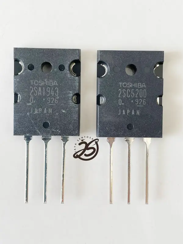 TRANSISTOR A1943 C5200 (1SET) KWALITAS SUPER 2SA1943 2SC5200 DIFFUSED JAPAN 1