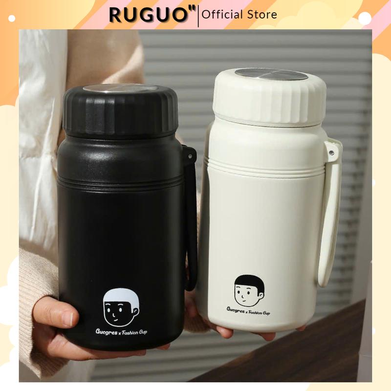 Bình Giữ Nhiệt GUCGRES Fashion Cup 1000ml Inox 316 Có Lưới Lọc Trà Giữ Nóng Lạnh 12h