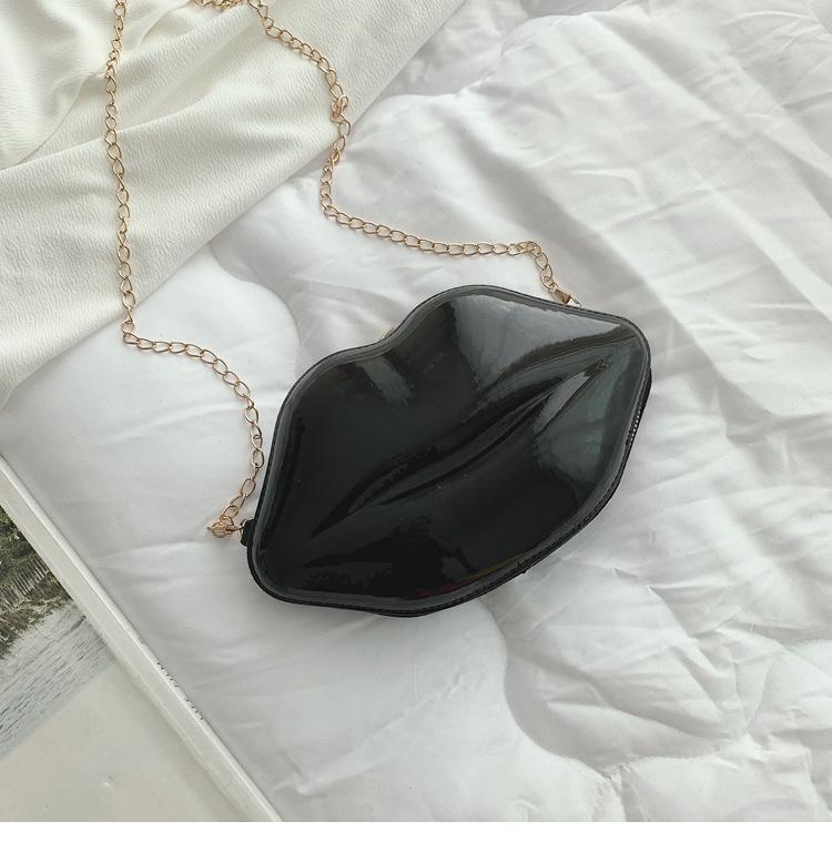 Product Introduction of Fashion Korean style chain lip small bag ins super hot women's bag all-match mini shoulder messenger bag 39
