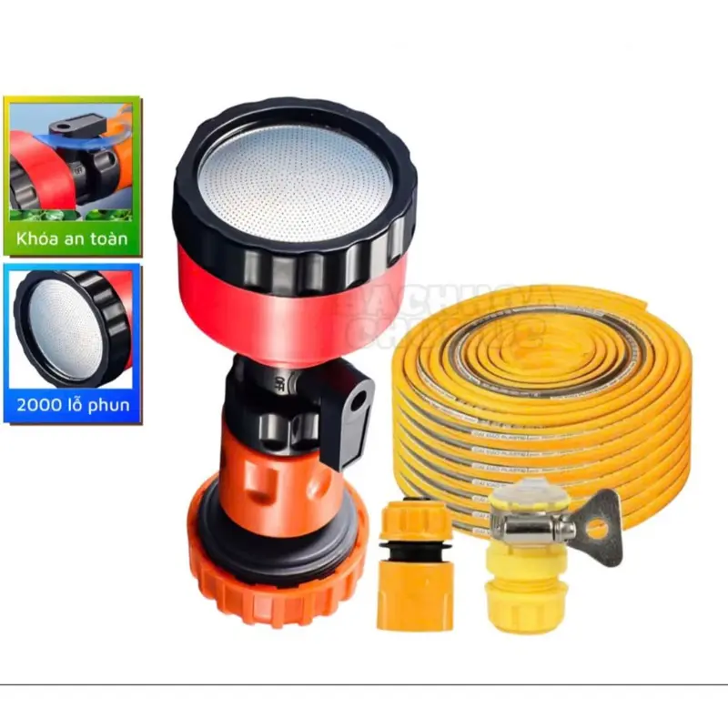 Bộ Vòi Nước Tưới Cây Đa Năng 2000 Lỗ Phun Sương Vòi Xịt Nước Rửa Xe Tưới Lan Tặng Kèm Đầu Nối 5M 10M 15M 20M Dây ,  Đảm Bảo Phân Phối Nước Hiệu Quả. 0