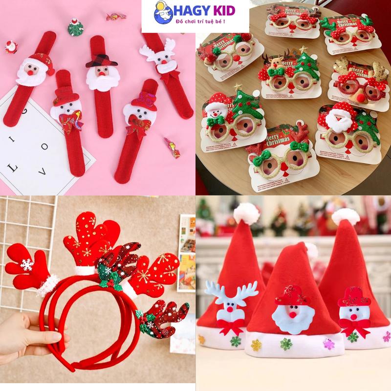 Phụ Kiện Quà Tặng Noel Cho Bé Đồ Trang Trí Giáng Sinh Hagykid Siêu Cute Cho Bé Trai Và Bé Gái
