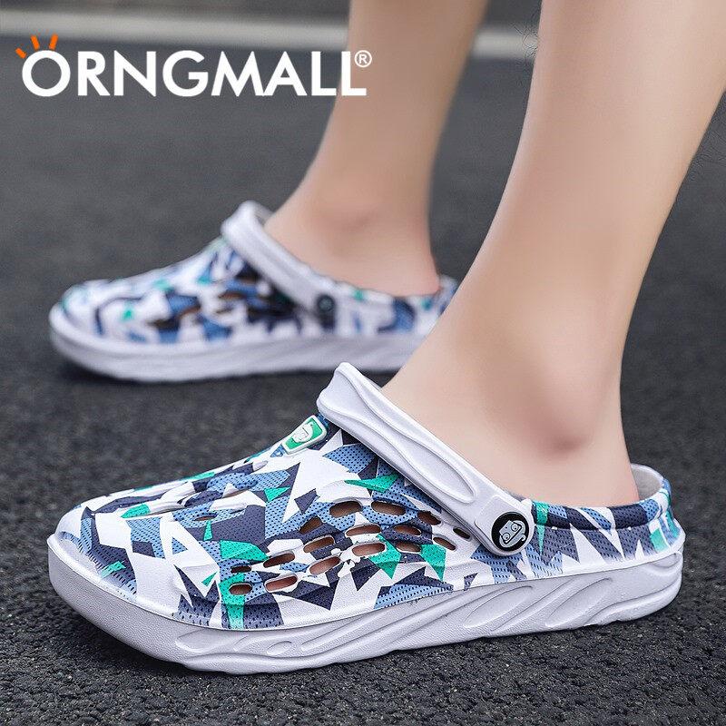 Product Introduction of ORNGMALL-Xăng Đan Mùa Hè Cho Nam, Dép Đi Trong Nhà Thường Ngày, Guốc Lỗ Nhanh Khô, Giày Đi Vườn Cho Cặp Đôi, Xăng Đan Đi Biển 38-49 12