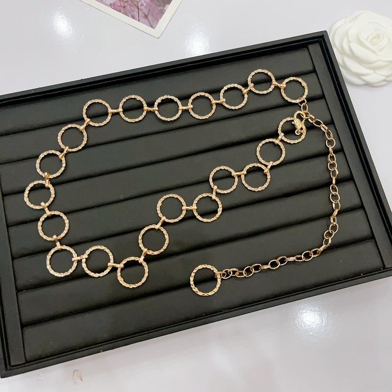 Thắt Lưng Váy Xích Tròn Sần Chất Kim Loại, Bản 2cm, Freesize Dùng Phối Váy Nữ -H&T SHOP