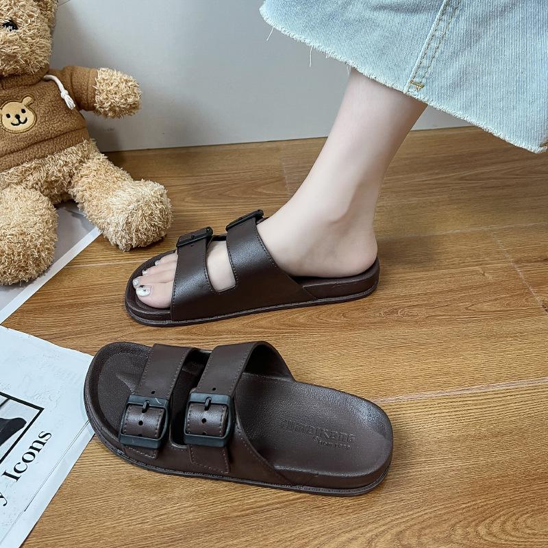 Dép Đi Trong Nhà Và Ngoài Trời, Hàng Mới Về Mùa Hè Cho Nam, Đế Mềm, Màu Trơn Cho Nữ, Dép Đi Biển Cho Nam, Cặp Đôi 7